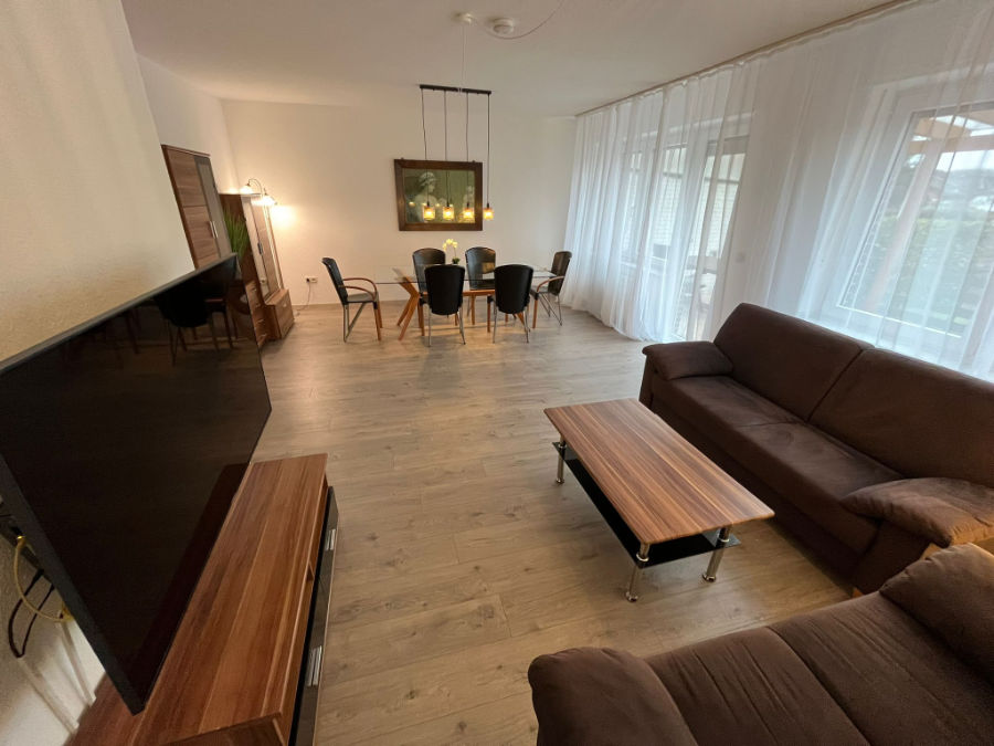 Monteurwohnung in Dülmen – Wohnzimmeransicht